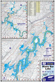 Kingfisher Maps Lake Chickamauga Waterproof Map #1704