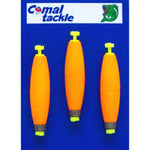 Comal Tackle 1.5" Weighted Snap-On Floats 3-Pack