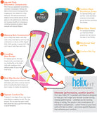 Fox River Peak Velox LX Lightweight Compression Athletic Crew Socks
