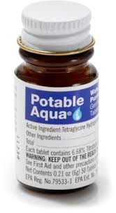 Potable Aqua Iodine Tablets